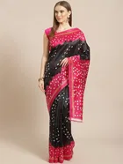 Mysore Silk Printed Saree for Women 