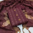 Jacquard Unstitched Dress Material for Women 