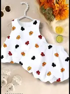 Rayon Printed Clothings Set for Girls 