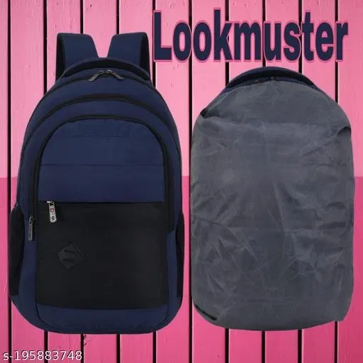 Nylon Backpack for Men & Women, Blue
