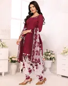 Punjabi Floral Suit for Women 