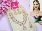 2 Layer Kundan Partywear Necklace Set for Women 
