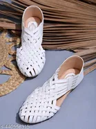 Solid Synthetic Mules for Women 