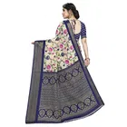 ग्रबस्टेकर फ्लोरल प्रिंटेड साड़ी 