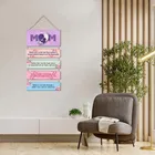 Khatu Crafts Wall Hanging for Mom 25x12x2