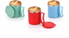 Stainless Steel Coffe Mug, Multicolour, Pack of 3 