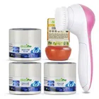 NutriPro Face Scrub, Massage Cream, Face Pack & Aloevera Gel with Massager (Pack of 5)