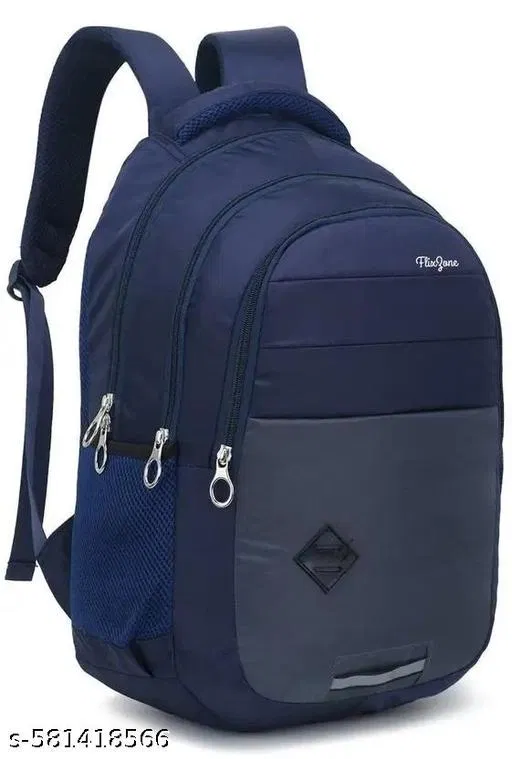 Polyester Backpack for Men & Women, Blue