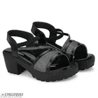 Heels for Women (Black, 3)