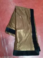 Lycra Blend Solid Saree for Women 
