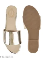 Shoetopia Girls Sandals Gold Size 4.0