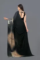 Georgette Printed Saree for Women 