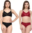 Silk Blend Lingerie Set for Women 