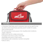 MILTON Steel 4 Container Lunch Box 