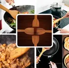 के कुडोस वुडेन स्पैटुला फॉर कुकिंग