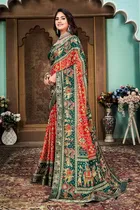Silk Printed Saree for Women 