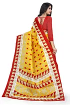 Khadi Silk Printed Saree for Women 