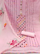 Chanderi Cotton Unstitched Dress Material for Women 