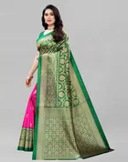 SVB प्रिंटेड साड़ी फॉर वीमेन 