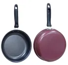 Aluminium Non-Stick Fry Pan (Red,  22 cm)
