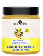 Bon Austin Turmeric & Kojic Acid 50 Pcs Cleansing Pads (Pack of 1)