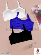 Cotton Bra for Women, Multicolour, Pack of 3 