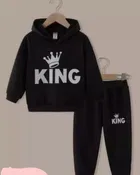 Hosiery Printed Clothing Set for Kids 