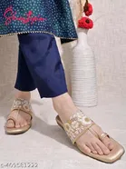 Shoetopia Embellished Flat Sandals Size IND-4