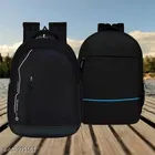 Polyester Backpack for Men & Women, Black