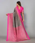 Printed Saree with Unstitched Blouse Piece for Women 