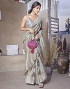Art Silk Printed Saree for Women 