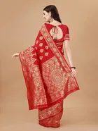 Pure Silk Woven Printed Saree for Women 