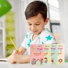 Auto Erase 4 Pcs Copy Book with 5 Pcs Refill for Kids 
