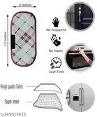 KANUSHI Industries® 1Pc Fridge Cover for Top with 6 Utility Pockets + 1 Handles Covers + 3 Fridge Mats 