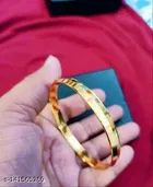 Gold Plated Kada Bracelet for Men