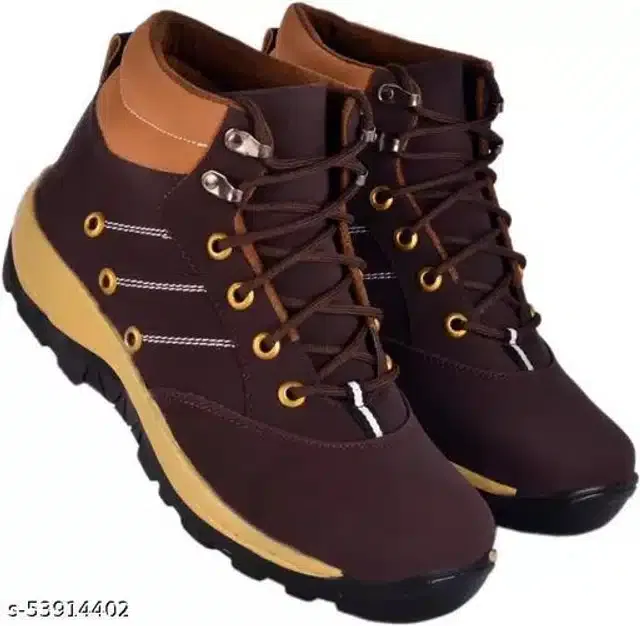 Boots for Men (Brown, 6)