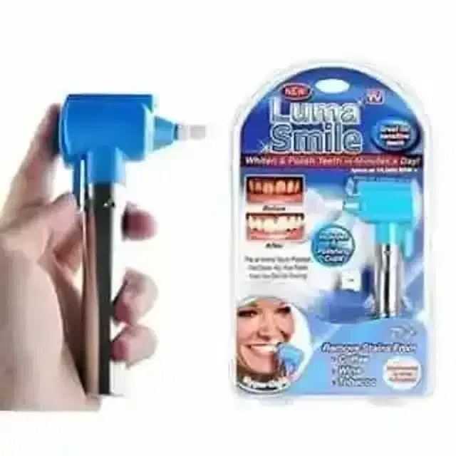 Pallavi Trading Tooth Polisher Whitener Stain Remover With Led Light Luma Smile Rubber Cups