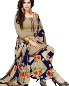 Crepe Bandhani for Women Unstitched Suits 