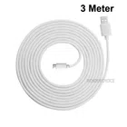 Micro USB Data Charging Cable for All Android Mobiles (White, 3 m)