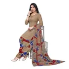 Crepe Floral Print Unstitched Suits Fabric for Women 
