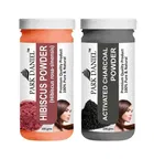 Park Daniel 100% Pure & Natural Hibiscus Powder & Activated Charcoal Powder 