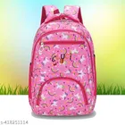 Polyester Backpack Bag, Multicolor