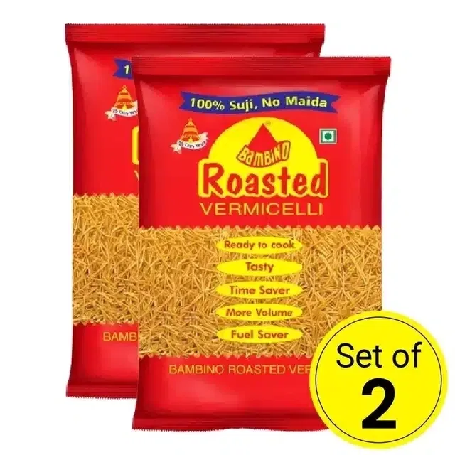 बैम्बिनो रोस्टेड वर्मिसेली 2X150 g (सेट ऑफ 2)