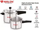 Combo of 3 L & 5 L Aluminium Pressure Cooker with Lid 