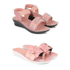 Combo of Flats with Sandals for Women 