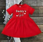 Cotton Blend Frock for Girls 