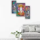 MDF 2 Pcs Designer Wall Painting for Home & Office 