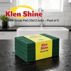 Klen Shine Scrub Pad, 10x12.5 cm, Pack of 5