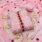Unstitched  Embroidered Dress Material for Women & Girls 