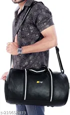 Faux Leather Gym Bags 